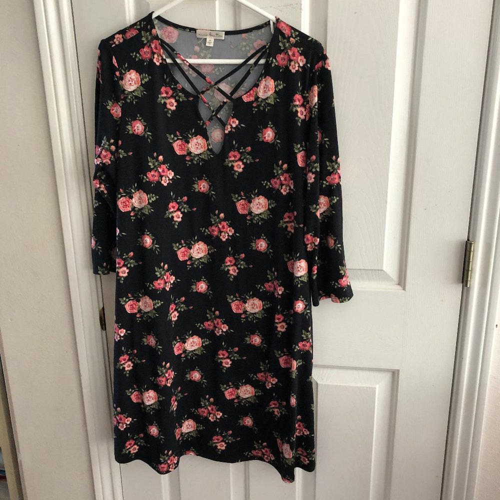 Nine Britton Selena Brushed Knit Dress, XL with pockets